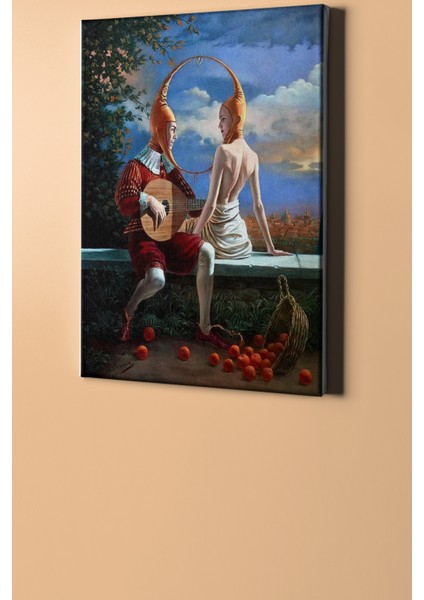 Sayılarla Boyama Seti Kasnaklı Başka Dünyadaki Sevgili 50 x 65 cm fiyatları