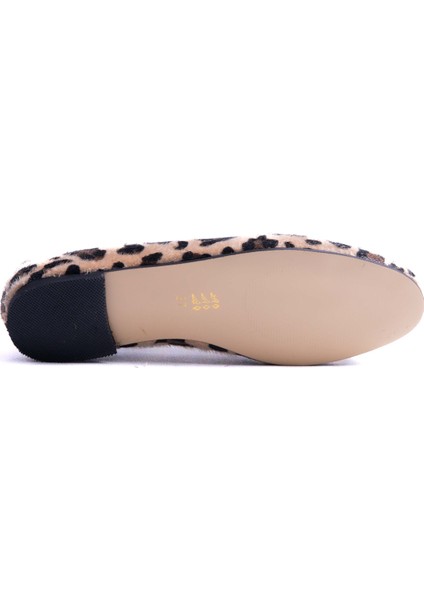 Royal Leopar Cilt Toka Detaylı Babet modelleri