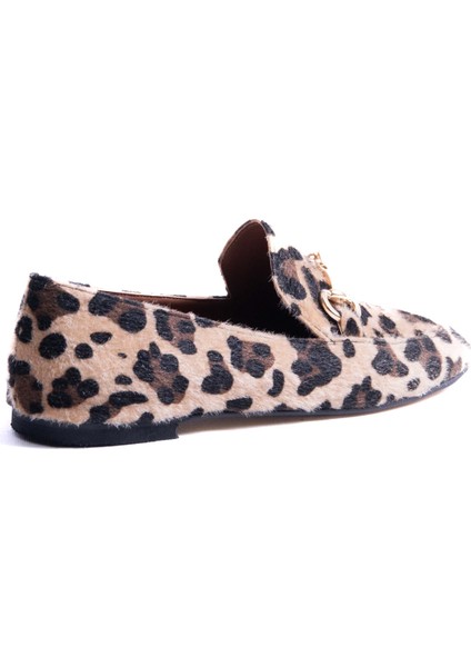 Royal Leopar Cilt Toka Detaylı Babet fırsatları