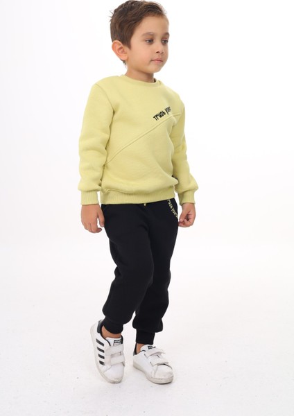 Erkek Çocuk Nakışlı Eşofman Takım modelleri