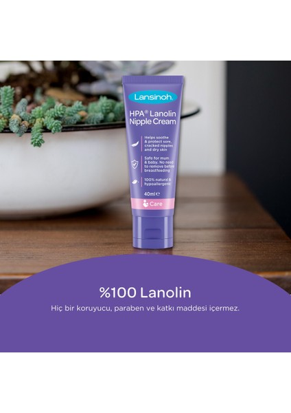 Lanolin Göğüs Ucu Kremi 40 ml + 10 ml Set