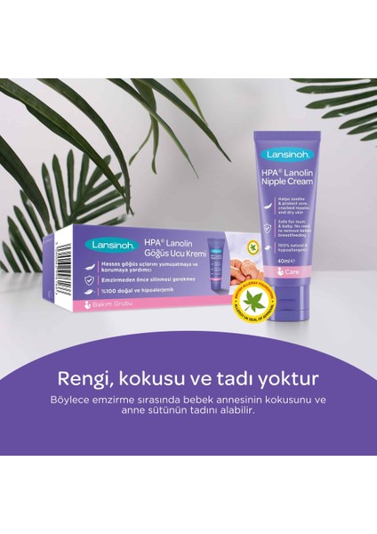 Lanolin Göğüs Ucu Kremi 40 ml + 10 ml Set