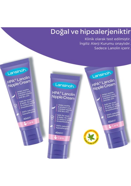 Lanolin Göğüs Ucu Kremi 40 ml + 10 ml Set