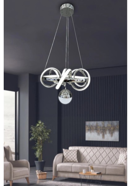 Yıldız Toplu Taşlı LED Avize