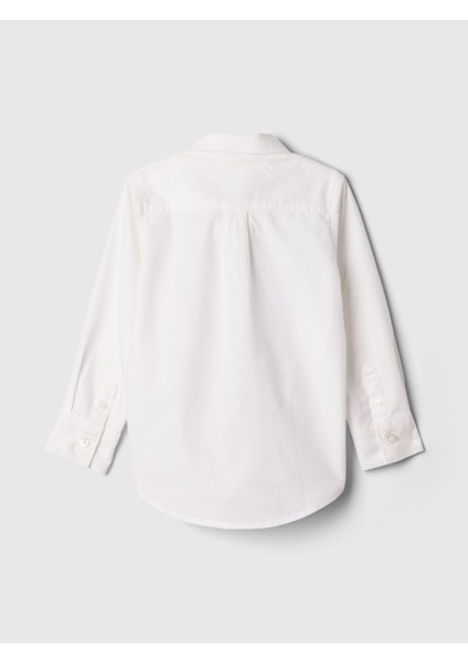 Erkek Bebek Beyaz Gap Logo Oxford Gömlek fiyatları