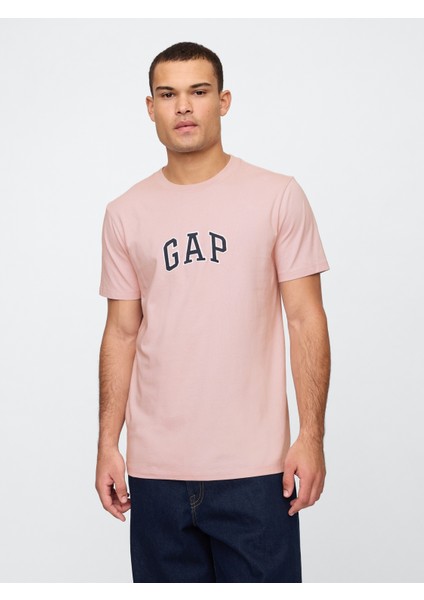 Erkek Pembe Gap Logo T-Shirt