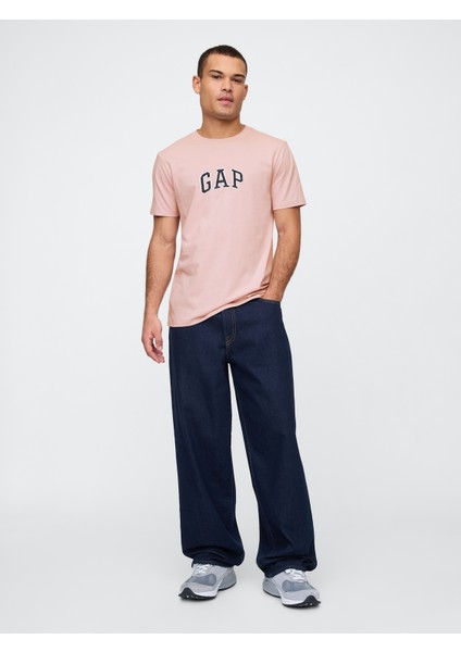 Erkek Pembe Gap Logo T-Shirt