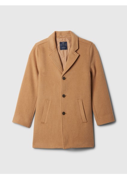 Erkek Çocuk Kahverengi Uzun Kaban Fonksiyonel Tasarım ile 2024 Sonbahar Kış Sezonu fiyatları