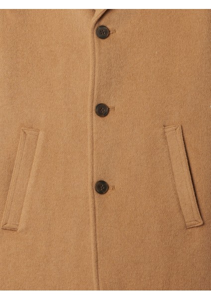 Erkek Çocuk Kahverengi Uzun Kaban Fonksiyonel Tasarım ile 2024 Sonbahar Kış Sezonu modelleri