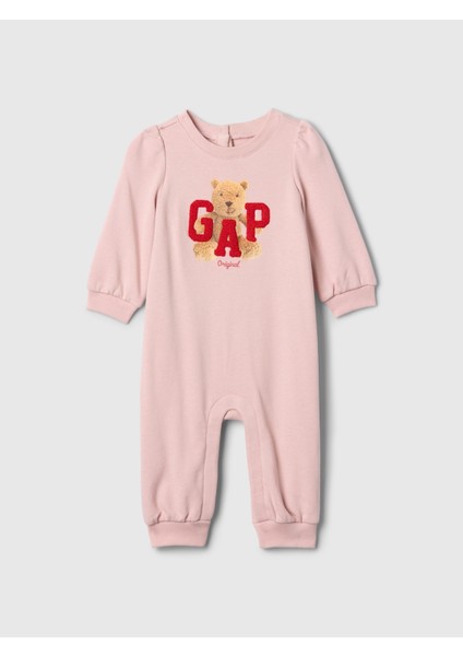 Bebek Pembe Gap Logo Brannan Bear Grafikli Tulum