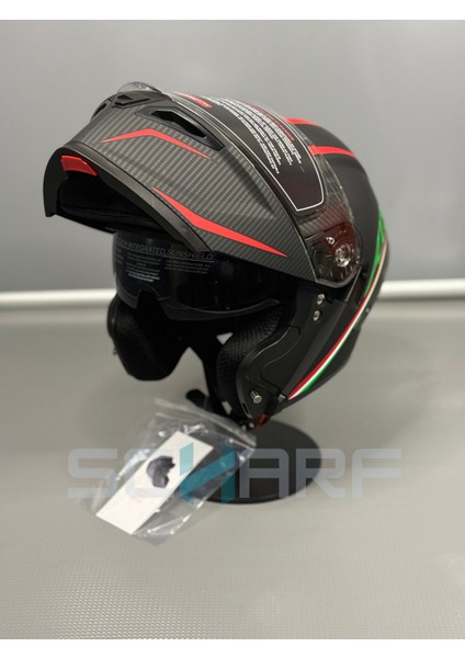 WS-202 Güneş Vizörlü Çene Açılır Kask