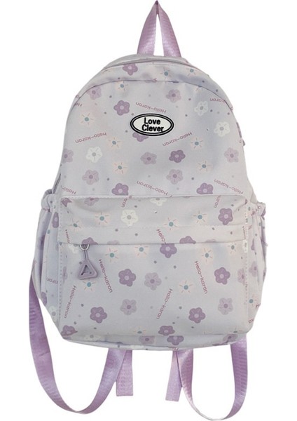 Küçük Taze Okul Çantası Sevimli Çiçek Sırt Çantası Ins Kız Japon Sevimli Küçük Çiçek Öğrenci Sırt Çantası (Yurt Dışından)