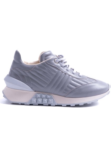Wrap Gri Deri Sneaker