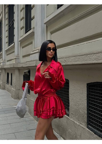 Saten Gömlek Elbise fiyatları