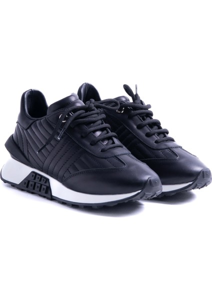 Wrap Siyah Deri Sneaker fiyatları