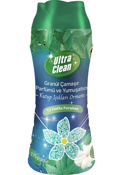 Ultra Clean  Granül Çamaşır Parfümü ve Yumuşatıcı - Kutup Işıkları Ormanı - 275G