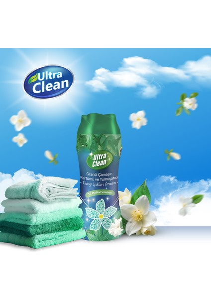 Ultra Clean  Granül Çamaşır Parfümü ve Yumuşatıcı - Kutup Işıkları Ormanı - 275G