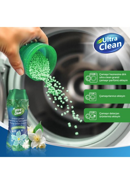 Ultra Clean  Granül Çamaşır Parfümü ve Yumuşatıcı - Kutup Işıkları Ormanı - 275G