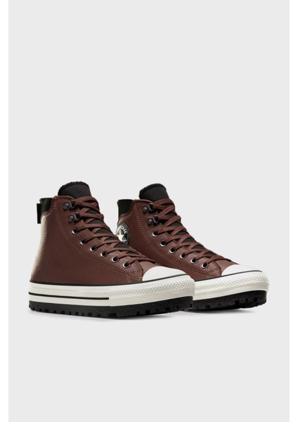 Chuck Taylor Logolu Deri Su Geçirmez Sneaker Ayakkabı Ayakkabı A08559C 202