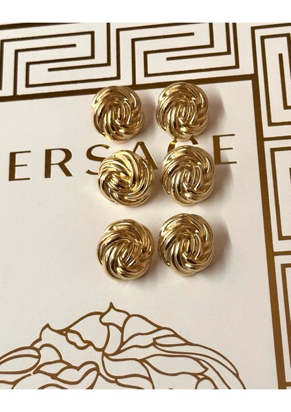 Gold Burgu Model Metal Düğme Seti fiyatları