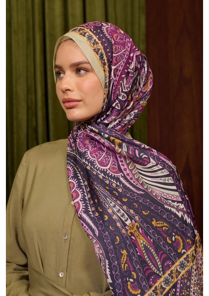 Ipekhan Soft Pamuk Şal 3047-03 Mor Pembe