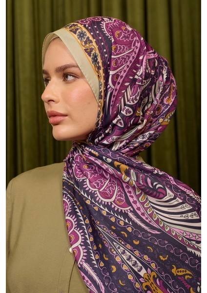 Ipekhan Soft Pamuk Şal 3047-03 Mor Pembe