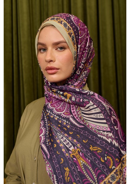 Ipekhan Soft Pamuk Şal 3047-03 Mor Pembe