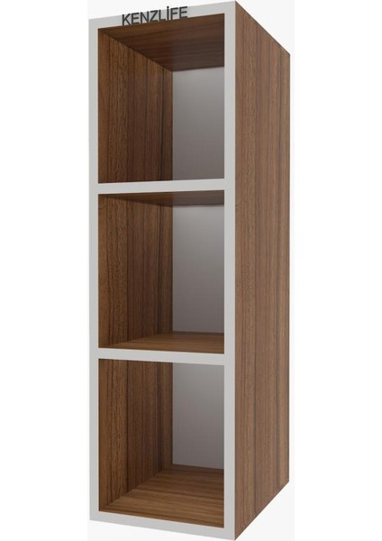 Kenzlife mutfak dolabı ıtır 090.030.30 cvz 2 raflı kapaksız ofis banyo kiler evrak kitaplık fiyatları