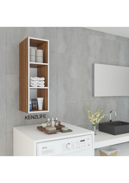 Kenzlife mutfak dolabı ıtır 090.030.30 cvz 2 raflı kapaksız ofis banyo kiler evrak kitaplık fırsatları