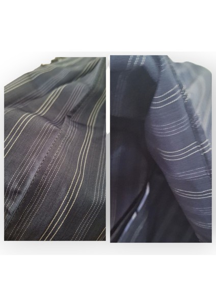 Toptan Uzun Kollu M Beden Cepli Lacivert Çizgili Erkek Gömlek fırsatları