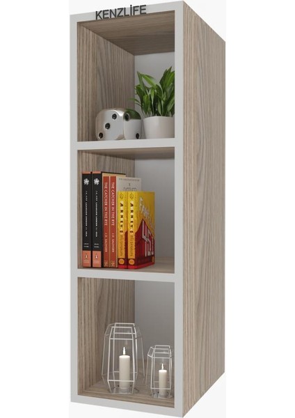 Kenzlife mutfak dolabı ıtır 090.030.30 crd 2 raflı kapaksız ofis banyo kiler evrak kitaplık