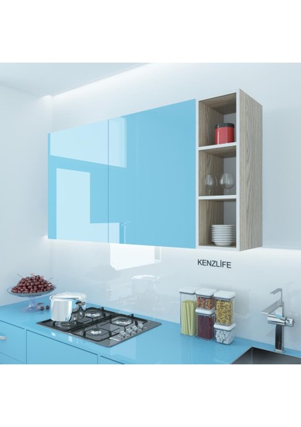 Kenzlife mutfak dolabı ıtır 090.030.30 crd 2 raflı kapaksız ofis banyo kiler evrak kitaplık fırsatları