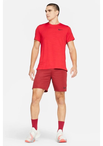 Dri Fit Superset Top Mens Training Tee Erkek Koşu Antrenman Tişörtü Kırmızı modelleri