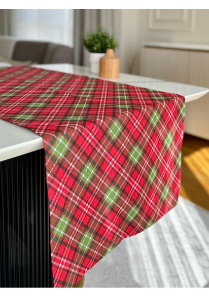 Ekose Kumaş Runner Duck Keten (51X165 Cm)