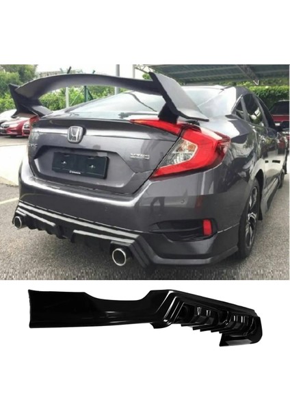 Honda Civic Fc5 Mugen Arka Ek Mat Siyah Plastik Karlık fırsatları