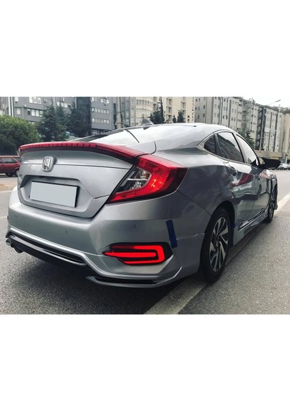 Honda Civic Fc5 Turbo Arka Ek Mat Siyah Plastik Karlık modelleri