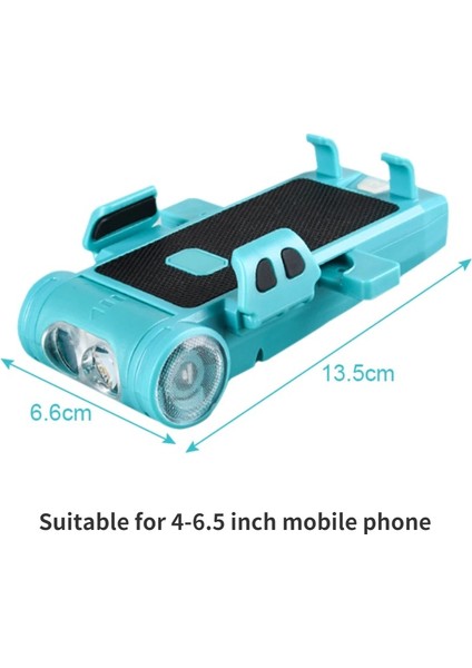 5in1 Bisiklet Feneri Şarjlı Telefon Tutucu+Korna +Sis Farı 3500MAH Powerbank Scooter indirimleri