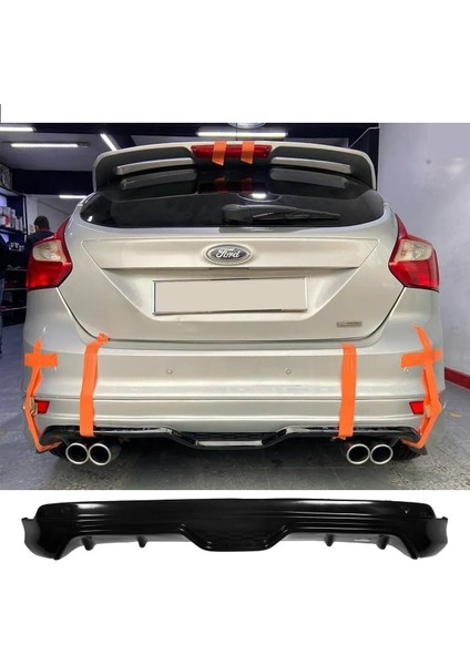 MKG Otomotiv Ford Focus 3 Makyajsız Hb Arka Ek Mat Siyah Plastik Karlık