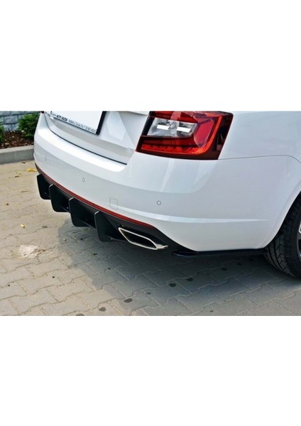 Skoda Octavia Mk3 Flap Flaplar Splitter Bıçak 5 Parça