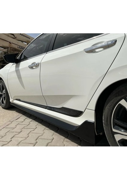 Honda Civic Fc5 Typer Yan Marşpiyel Seti Mat Siyah Plastik 2 Adet modelleri