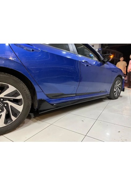 Honda Civic Fc5 Typer Yan Marşpiyel Seti Mat Siyah Plastik 2 Adet fırsatları
