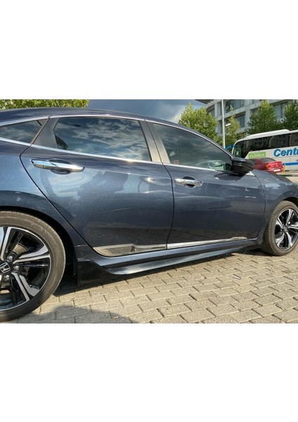 Honda Civic Fc5 Typer Yan Marşpiyel Seti Mat Siyah Plastik 2 Adet indirimleri