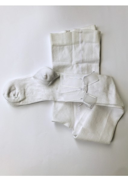 Kurdele Aksesuarlı Kız Külotlu Çorap Düz modelleri