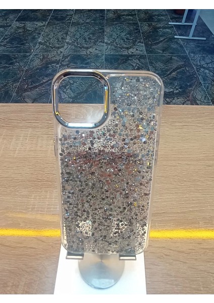 Apple iPhone 13 Uyumlu Simli Kamera Çerçevesi Metal Kapak Tuşları Metal Kılıf fırsatları