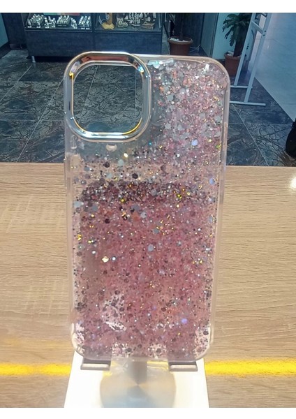 Apple iPhone 13 Uyumlu Simli Kamera Çerçevesi Metal Kapak Tuşları Metal Kılıf fırsatları