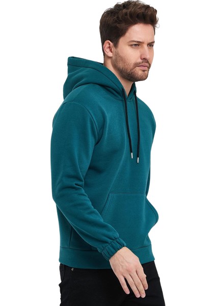 Erkek Kolu Lastikli Kapşonlu Sweat modelleri