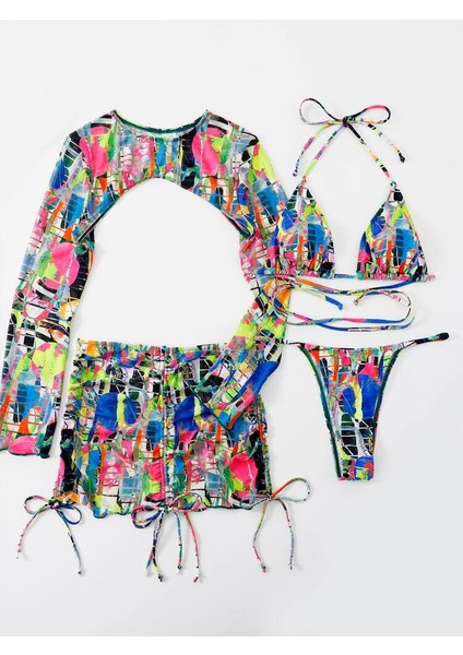 Bikini & Balore Etek 4 Lü Set