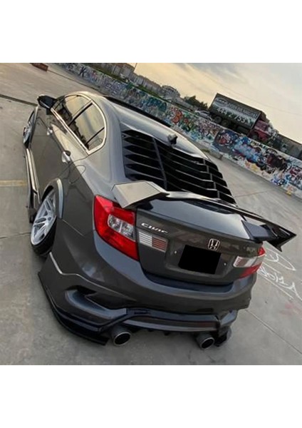 Honda Civic Fb7 Arka Cam Vizörü Parlak Siyah Plastik fırsatları