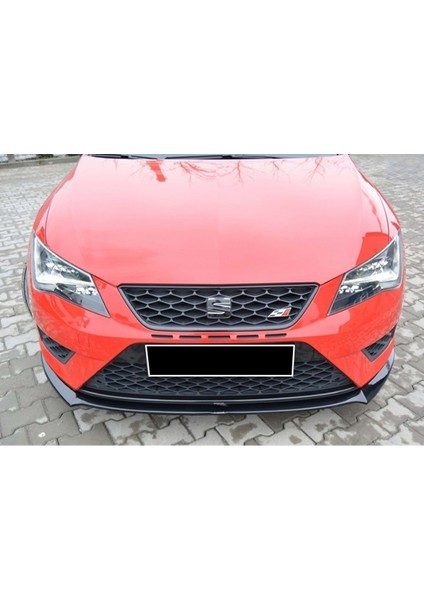 Seat Leon Mk3 Fr Ön Lip Parlak Siyah Plastik G Desing