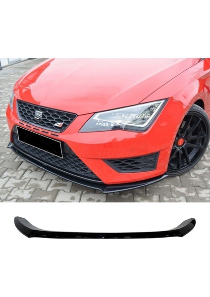 Seat Leon Mk3 Fr Ön Lip Parlak Siyah Plastik G Desing